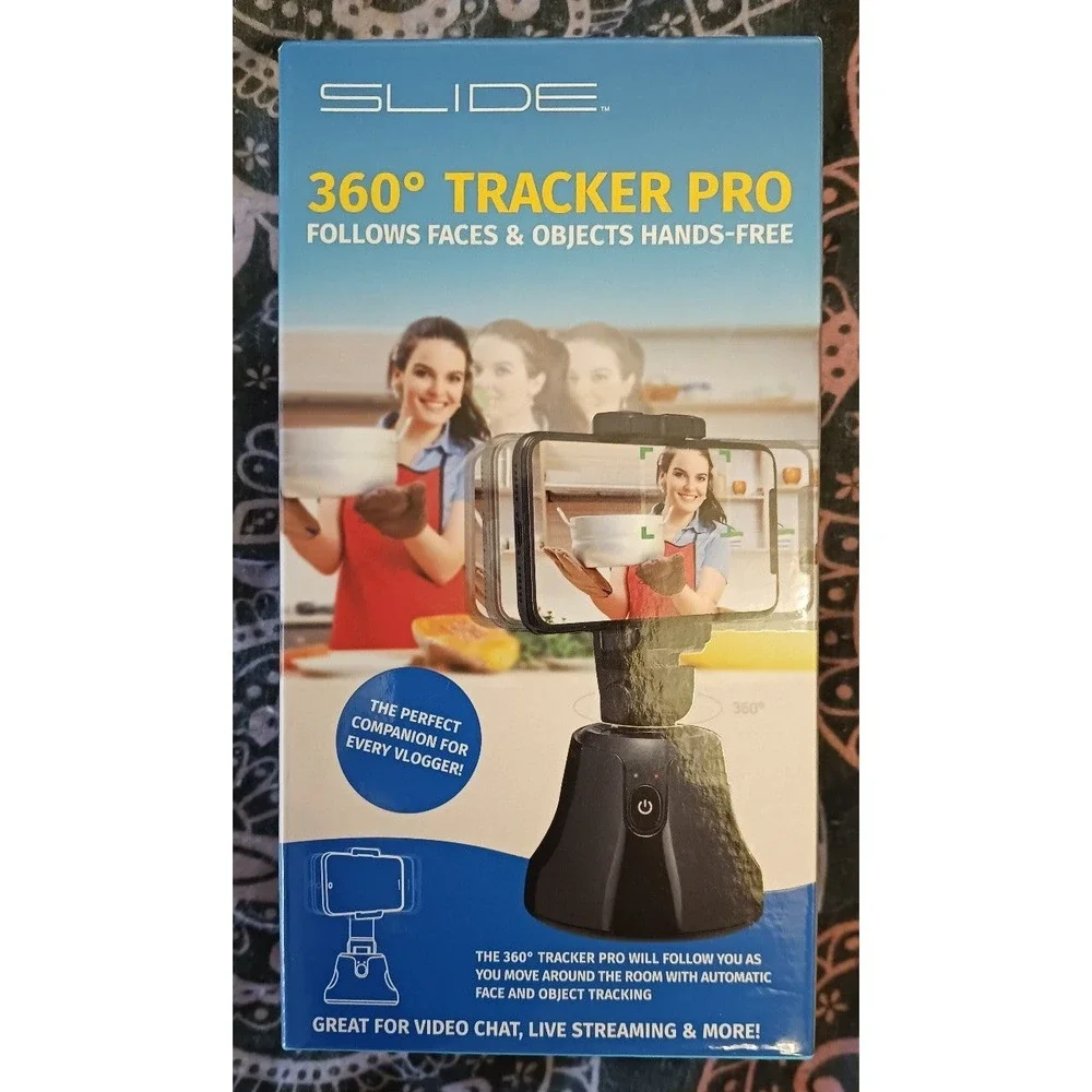 NEW Slide 360° Tracker Pro Rotation Auto Smart Face &‎ Object Tracking